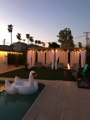 A heated pool - The Phoenix 🔥, 3 min to Old Town, Heated pool ⛱️, Resort-like backyard 🌴 (Scottsdale)