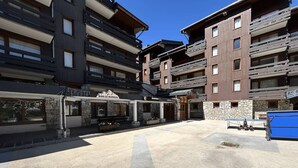 Property grounds - Cozy apt at the slopes, balcony, ski locker (Méribel)