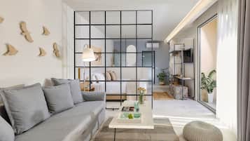 Executive Suite | Frette Italian sheets, premium bedding, Tempur-Pedic beds, in-room safe