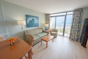 TV - No Steps | Low Floor | Oceanfront Balcony | Pools! (North Myrtle Beach)