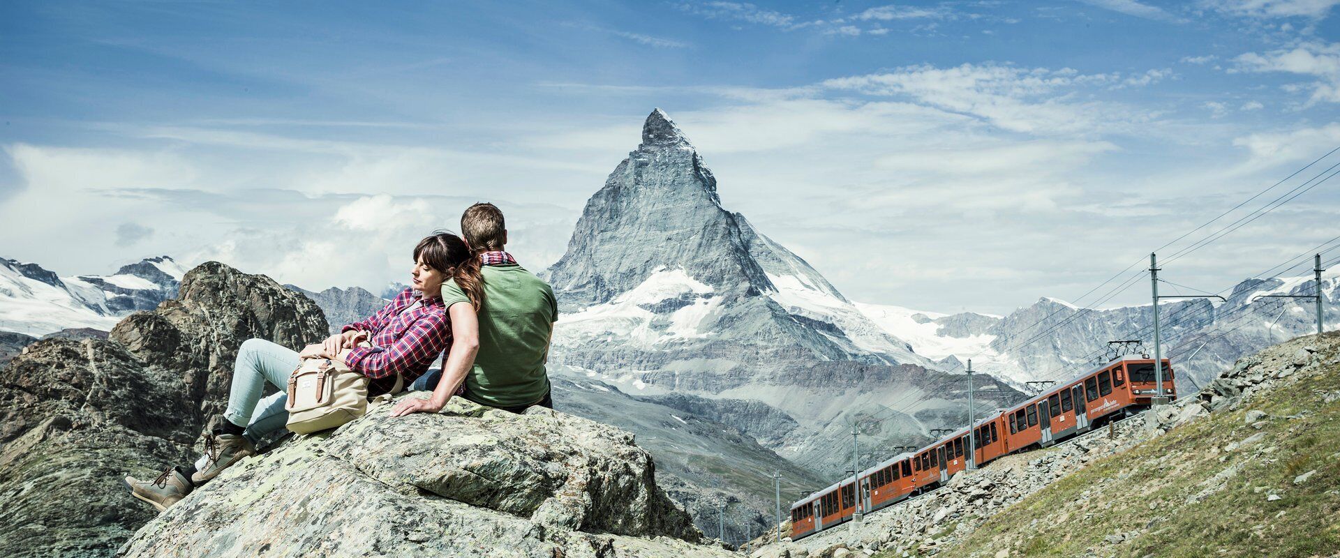 Blick auf die Berge