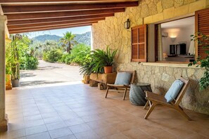 Terrace/patio - Finca Can Venzala, La Font,  Walk to town (Pollença)
