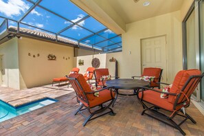 Deluxe Townhome, 5 Bedrooms | Terrace/patio - The Majorca at Windsor Westside (Kissimmee)