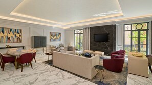 Egyptian cotton sheets, premium bedding, down duvets, pillow-top beds - Mansard Riyadh, A Radisson Collection Hotel (Riyadh)