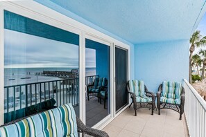 Terrace/patio - Sand Dollar 109 is a spectacular GOLD rated two-bedroom, two-bath condo. (Indian Shores)