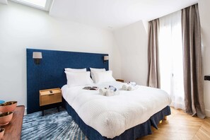 1 slaapkamer, een strijkplank/strijkijzer, reisbedje, wifi