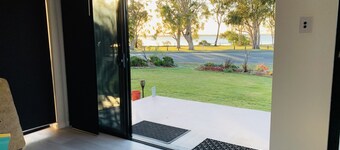 Water front house with magical sunsets