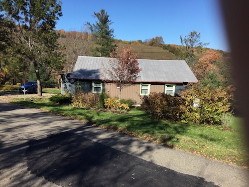 Modern cottage located in 250 private acres Pond Fishing Hiking Fire Pit 
