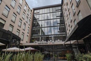 Front of property – evening/night