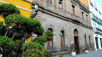 Overnatningsstedets facade