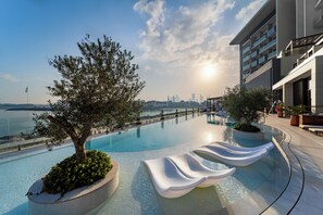 Outdoor pool, open 8:30 AM to 8:00 PM, sun loungers - Hyatt Centric Jumeirah Dubai (Dubai)