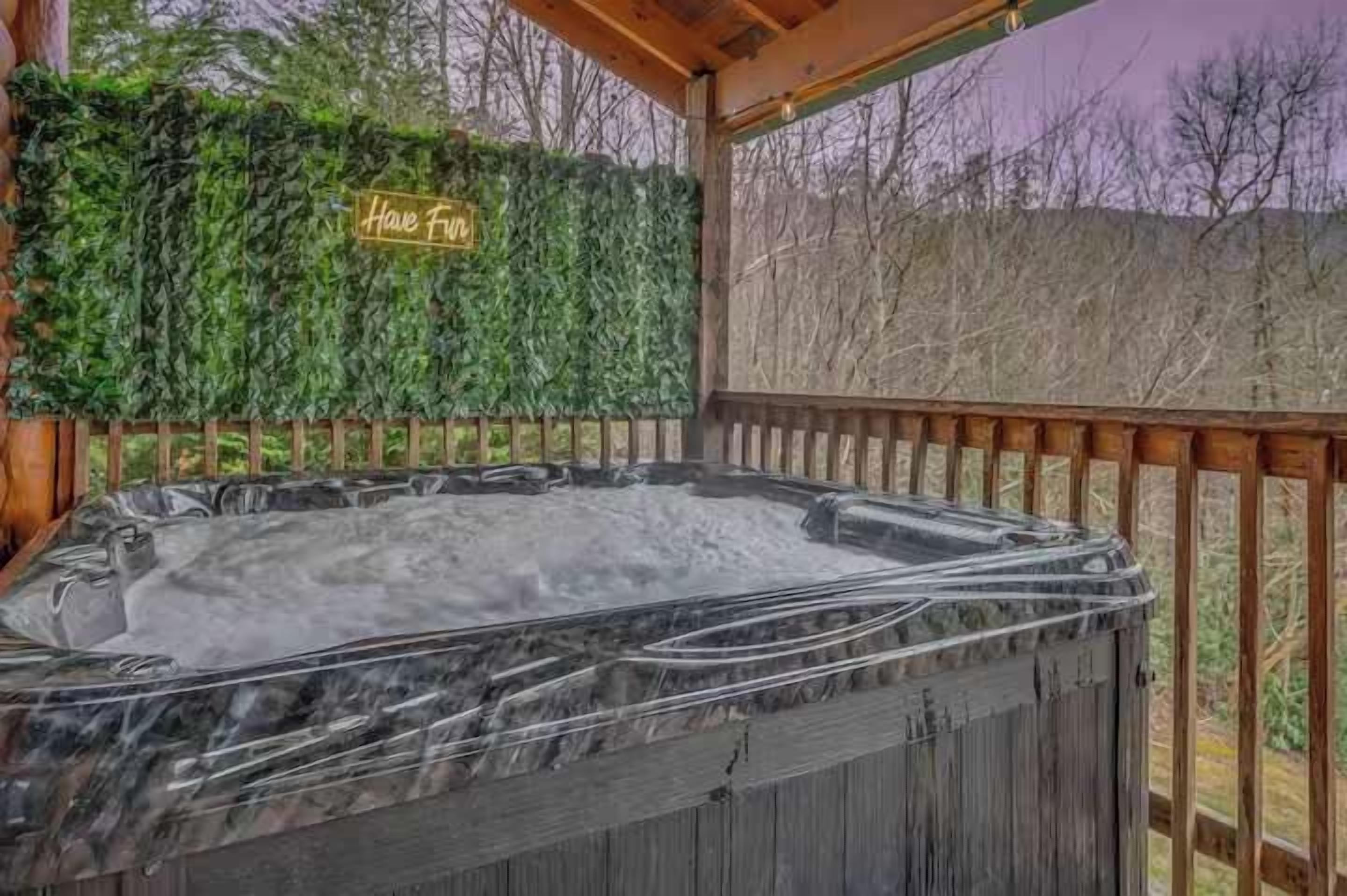 Bain à remous extérieur