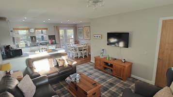Casa de campo de lujo, baño privado, vistas a la montaña (Ben Lomond Cottage) | Salón