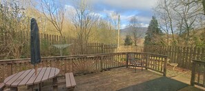 Casa de campo superluxo, banheiro privativo, vista para a montanha (Ben Lomond Cottage) | Terraço/pátio
