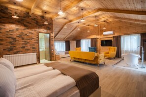 Suite estudio de luna de miel | Sábanas de algodón egipcio y ropa de cama de alta calidad