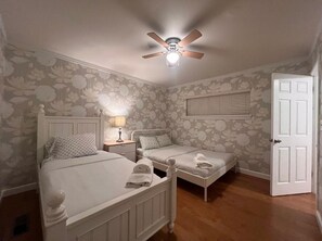 5 bedrooms, iron/ironing board, travel cot, free WiFi