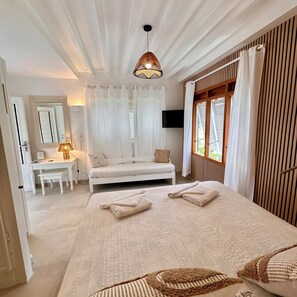 1 dormitorio, tabla de planchar con plancha, cuna de viaje y wifi gratis