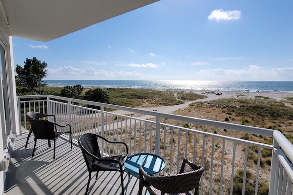 View from this 3rd floor unit's private balcony!