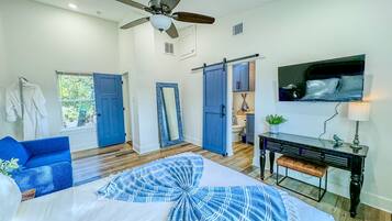 2 chambres, fer et planche Ă repasser, Wi-Fi gratuit, draps fournis