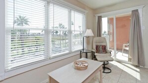Condo, 1 Bedroom | Living room - Gulfview II 205 by Padre Island Rentals (South Padre Island)