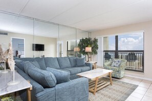 Condo, 2 Bedrooms | Living room - Saida I 302 by Padre Island Rentals (South Padre Island)