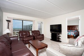 Condo, 1 Bedroom | Living room - Saida III 802 by Padre Island Rentals (South Padre Island)