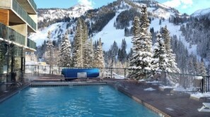 Una piscina riscaldata