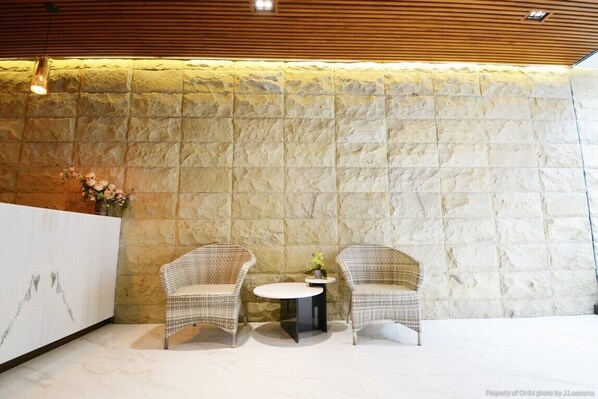 Sala de estar en el lobby