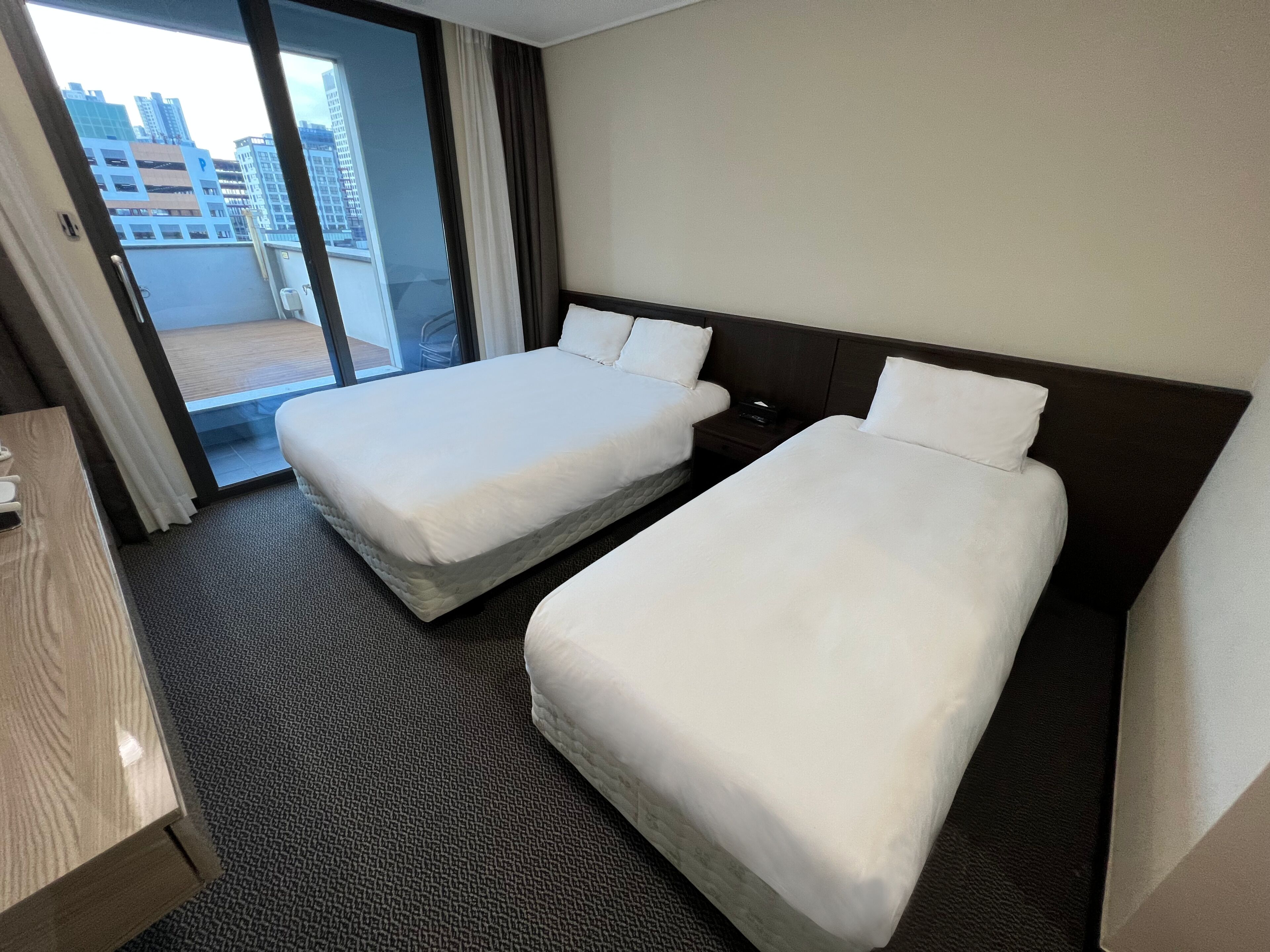 terrace family twin (city view) | premium bedding, free wifi, bed sheets