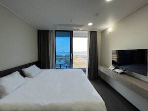 Deluxe King (Park Ocean View) | Hochwertige Bettwaren, kostenloses WLAN, Bettwäsche