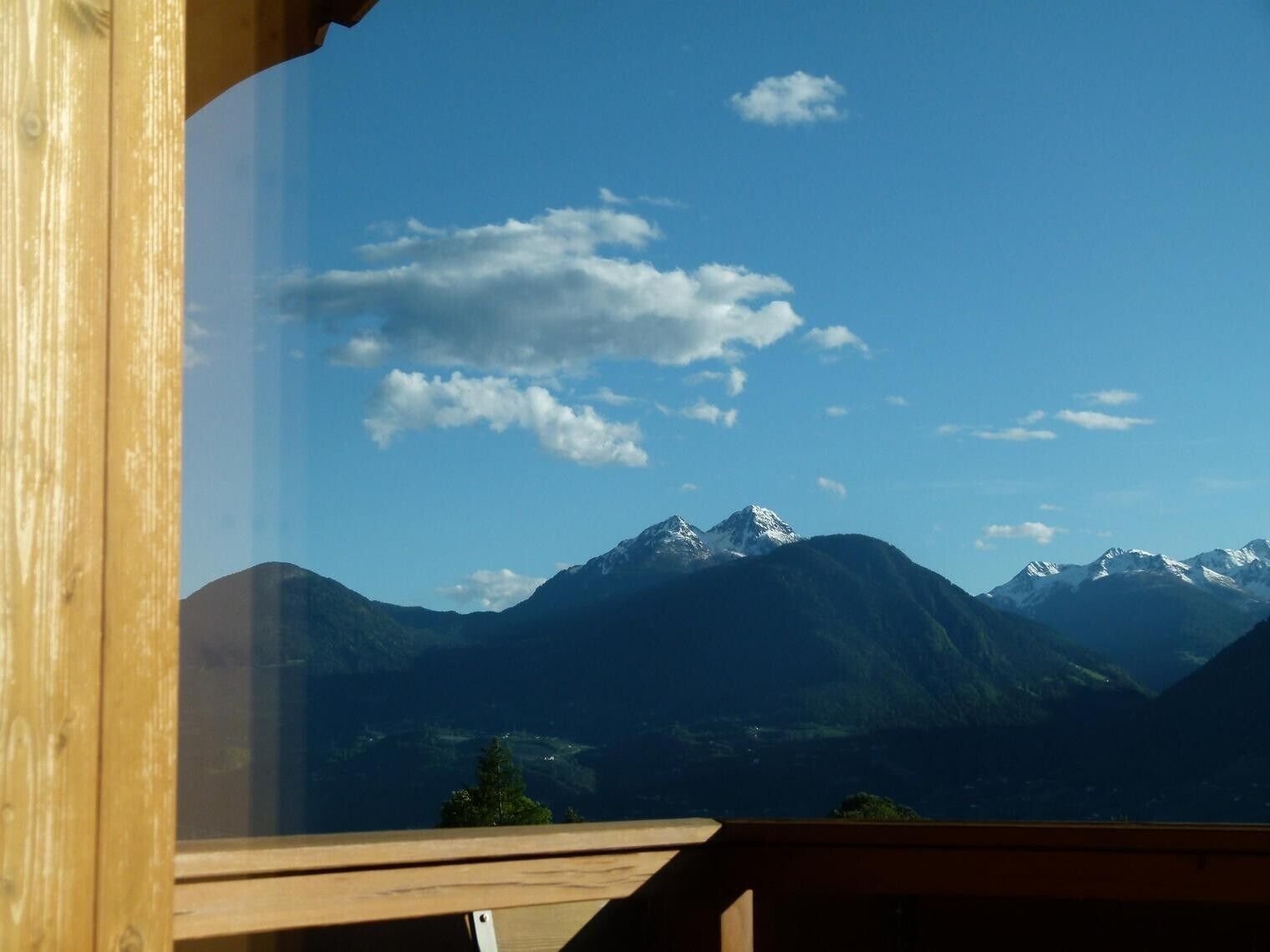 Udsigt fra overnatningsstedet