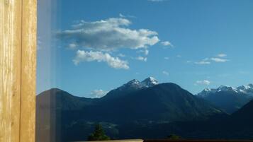 Udsigt fra overnatningsstedet