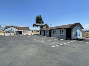 Majoituspaikan julkisivu