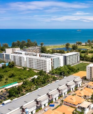 Aerial view - Pool villa  4 BR walking to Beach HV (Hua Hin)