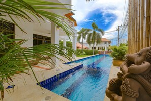Outdoor pool - Pool villa  4 BR walking to Beach HV (Hua Hin)