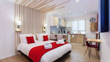 1 chambre, fer et planche à repasser, Wi-Fi gratuit