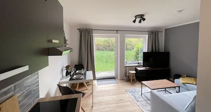 Modern holiday apartment with terrace in Büsum