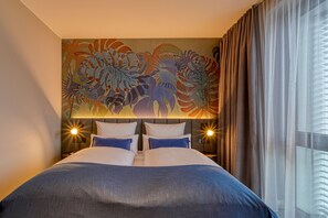Queen Room | 起居區 | 平面電視、地暖系統