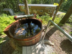 Utendørs boblebad