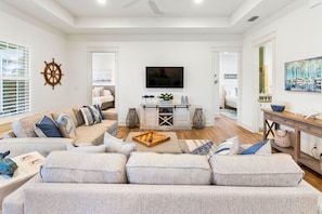 Hus - 2 soveværelser | Opholdsområde | Smart-tv