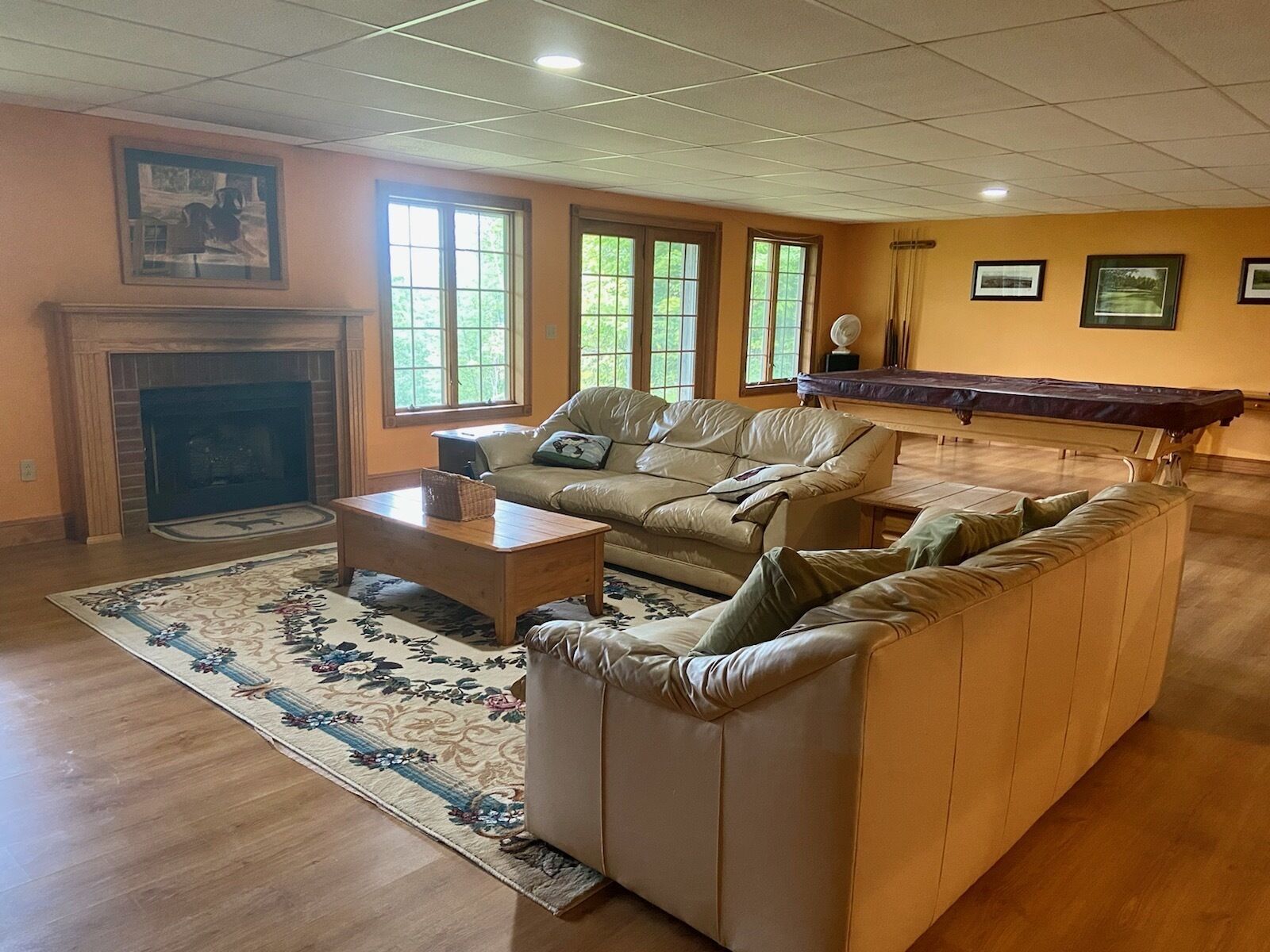 Smart-TV, peis, DVD-spiller og bordtennis