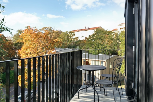 Penthouse - flera sängar - balkong | Balkong