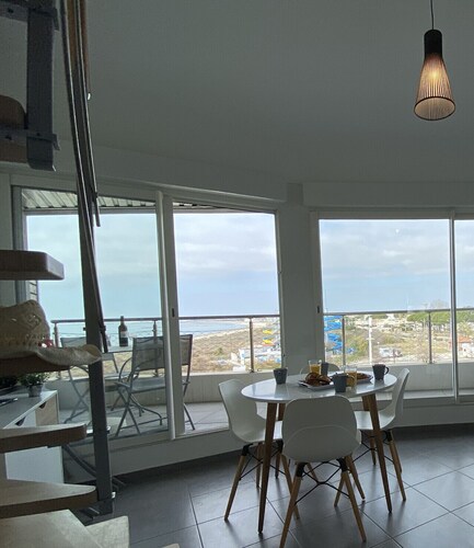 La Location de la Mer: appartement vue mer en duplex 1 chambre 1 mezzanine