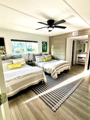 2 bedrooms, iron/ironing board, free WiFi, bed sheets