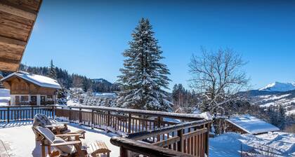 Chalet Joux Verte - beautiful ski base for 8 with spa - OVO Network
