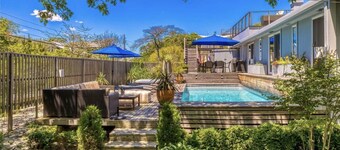 Beautiful Fire Island Pines Beach House—Pool, Hot Tub, Rooftop, Garden & More!
