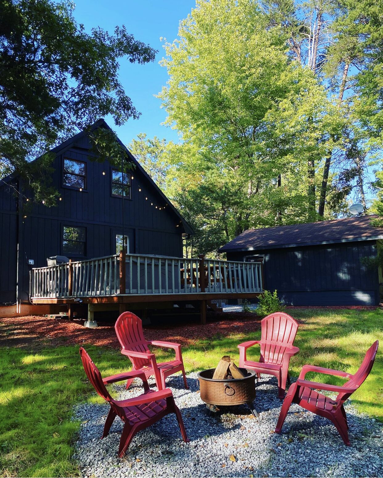 Located in Lake Lure.   Private community with own lake and beach access. 