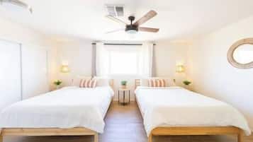 2 bedrooms, iron/ironing board, travel crib, WiFi