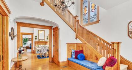 Luxury 5BR Mansion• 16ppl • Walk to TSQ & DT SLC