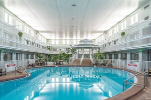 Indoor pool, outdoor pool